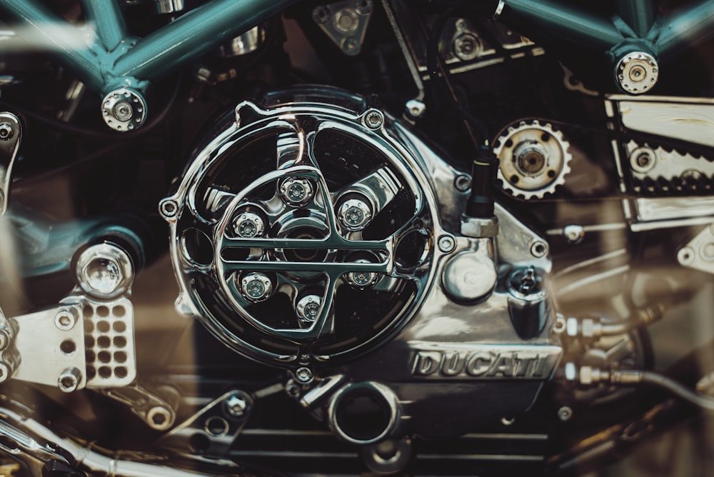 black and silver steering wheel