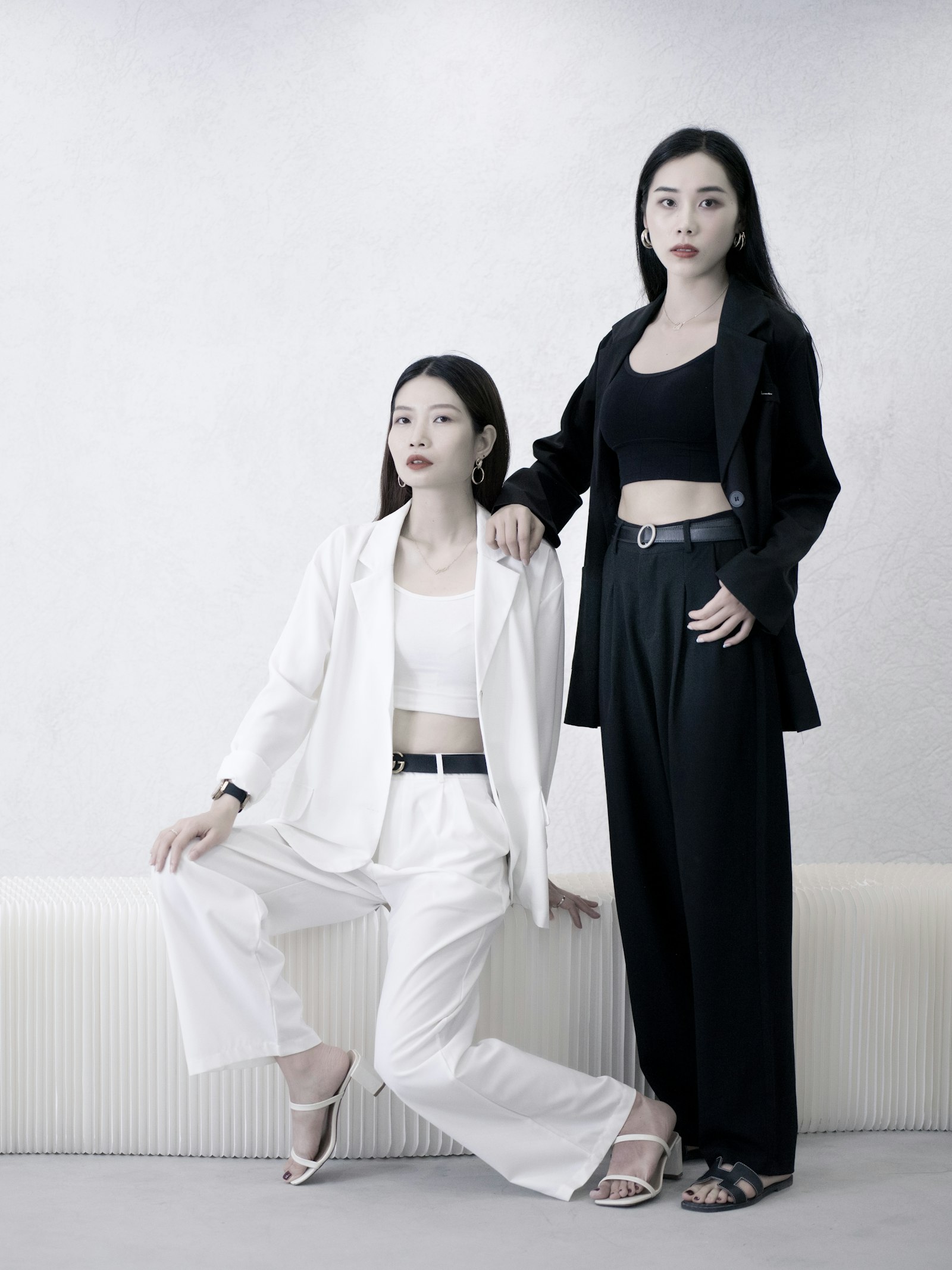 Hasselblad X1D-50c sample photo. 2 women in white photography