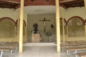 Peaceful chapel interior symbolizing the Christian education values of the school.
