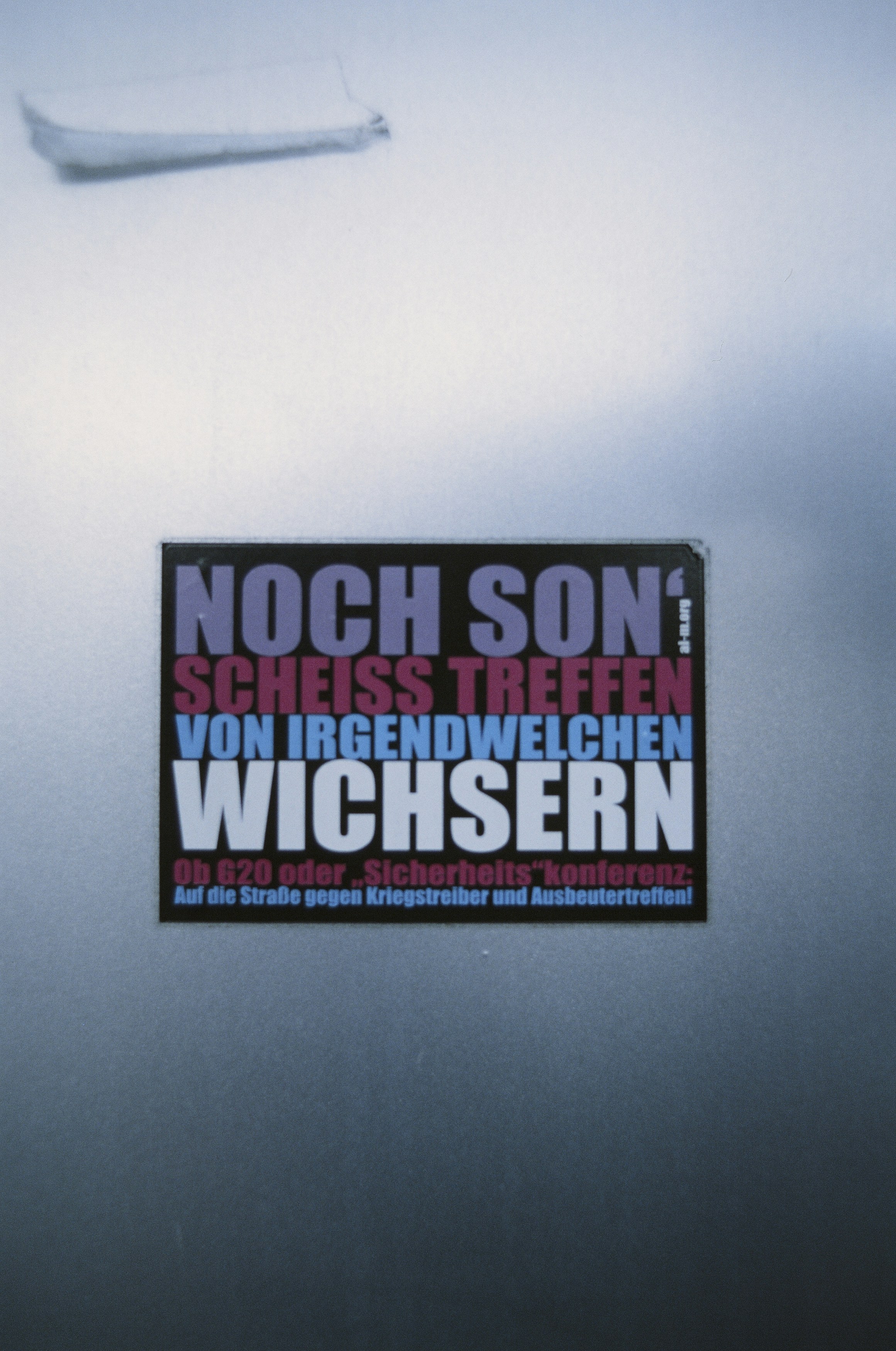 NOCH SON' SCHEISS TREFFEN VON IRGENDWELCHEN WICHSERNS – Ob G20 oder 