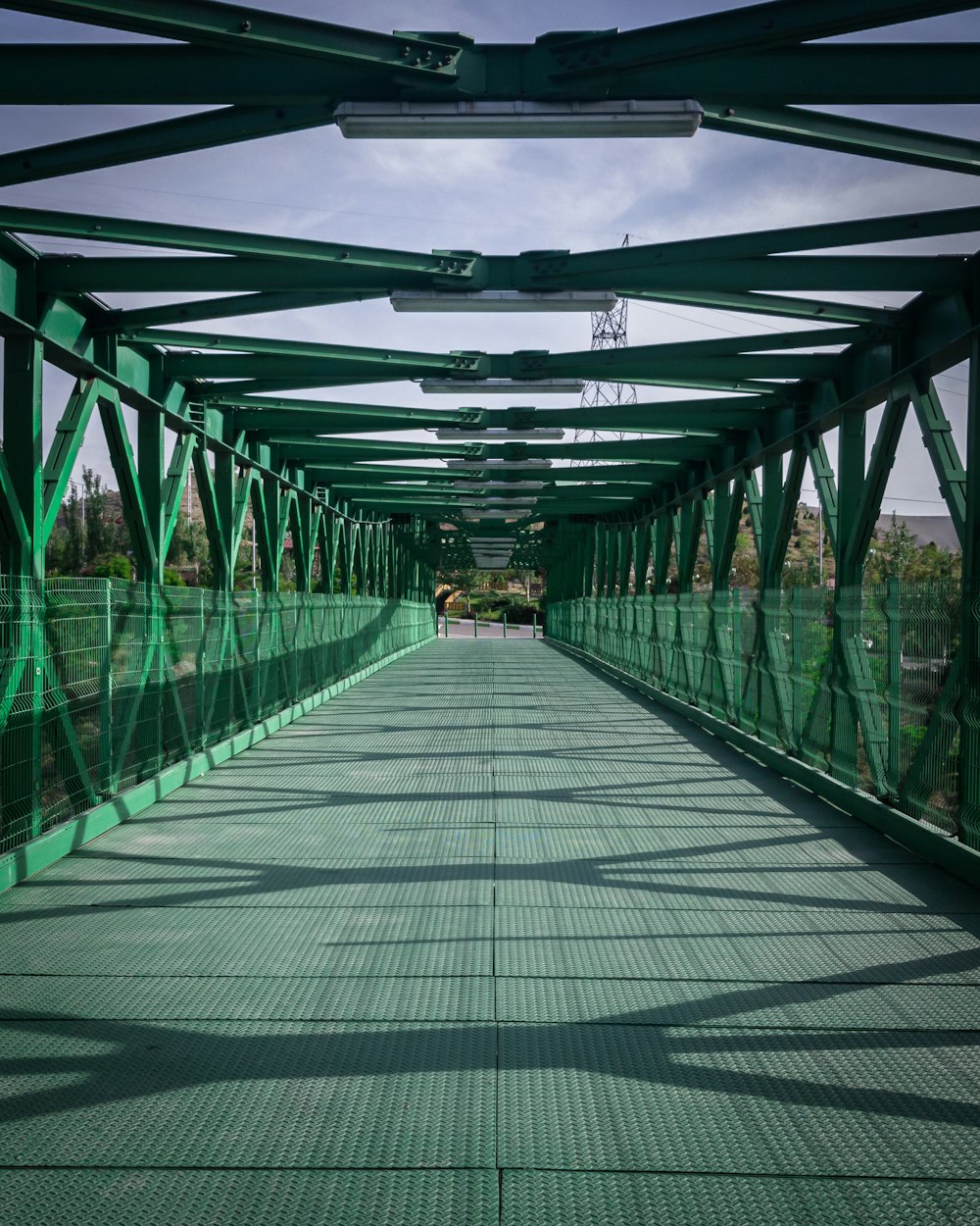 green metal bridge during daytime