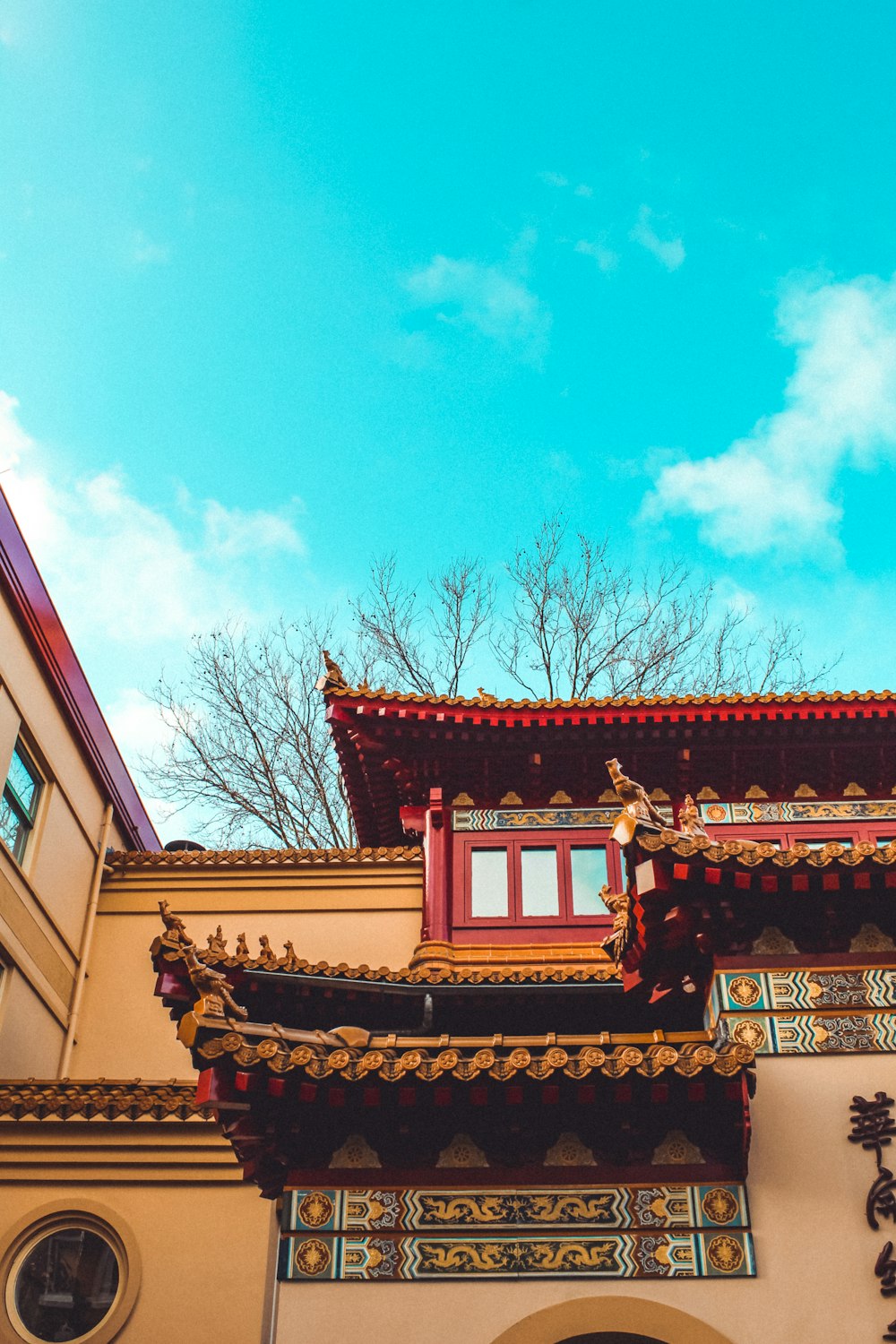 red and brown temple under blue sky during daytime