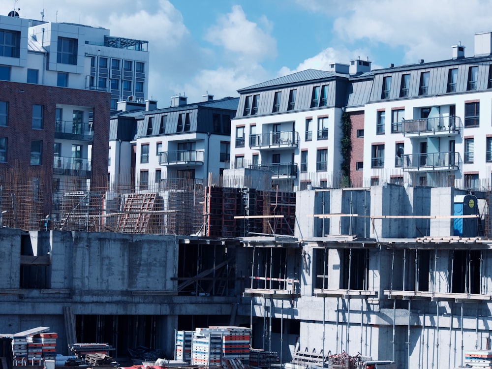 white and blue concrete building under blue sky during daytime