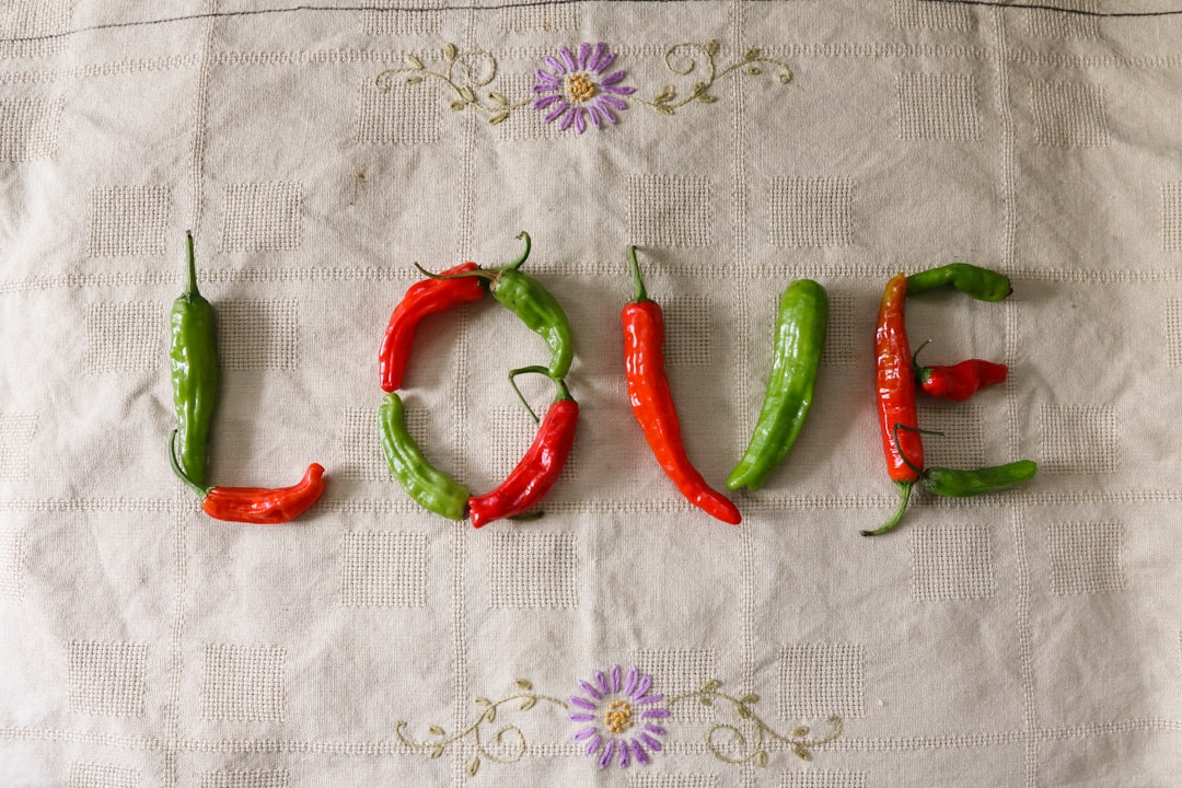 green and red chili peppers