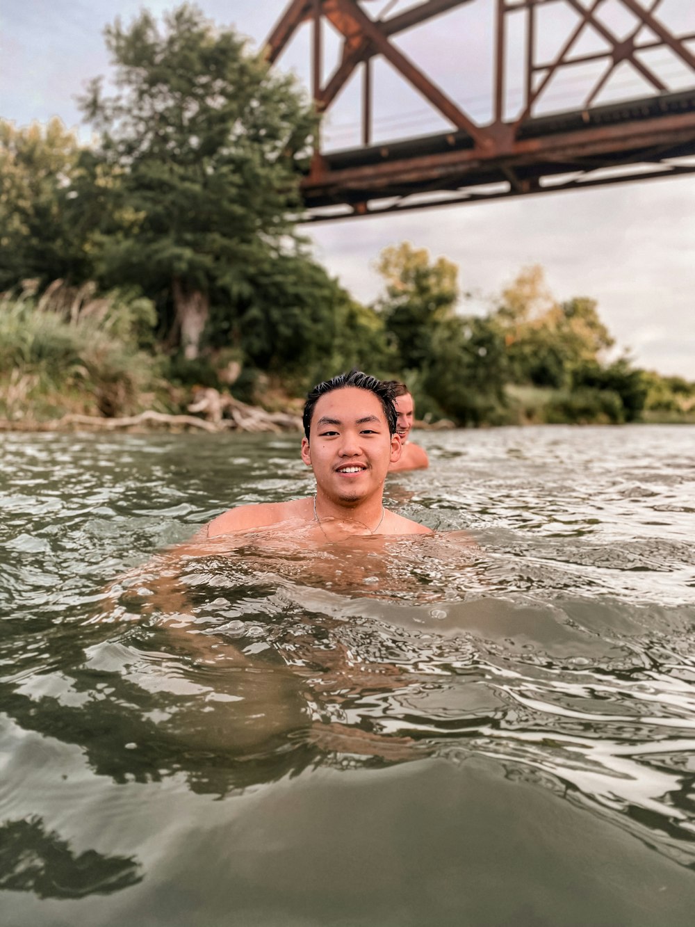 woman in water during daytime