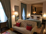 red throw pillow on white couch