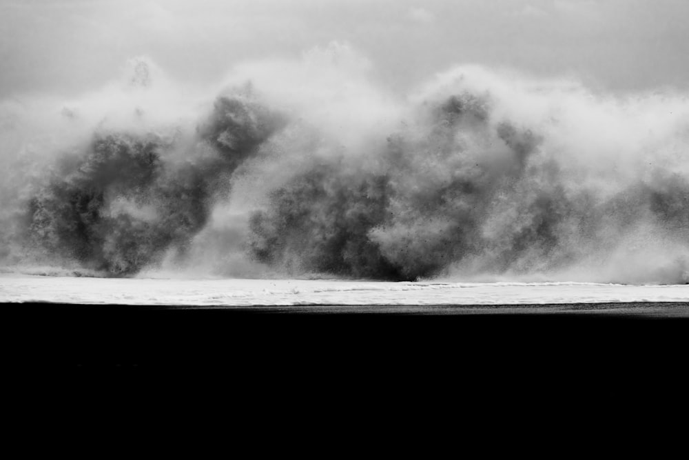 grayscale photo of clouds in sky