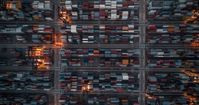 high rise buildings during night time