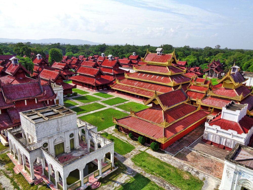 aerial view of houses during daytime