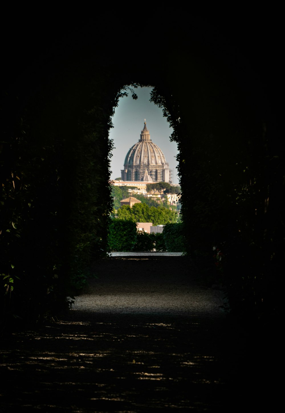 brown and white dome building