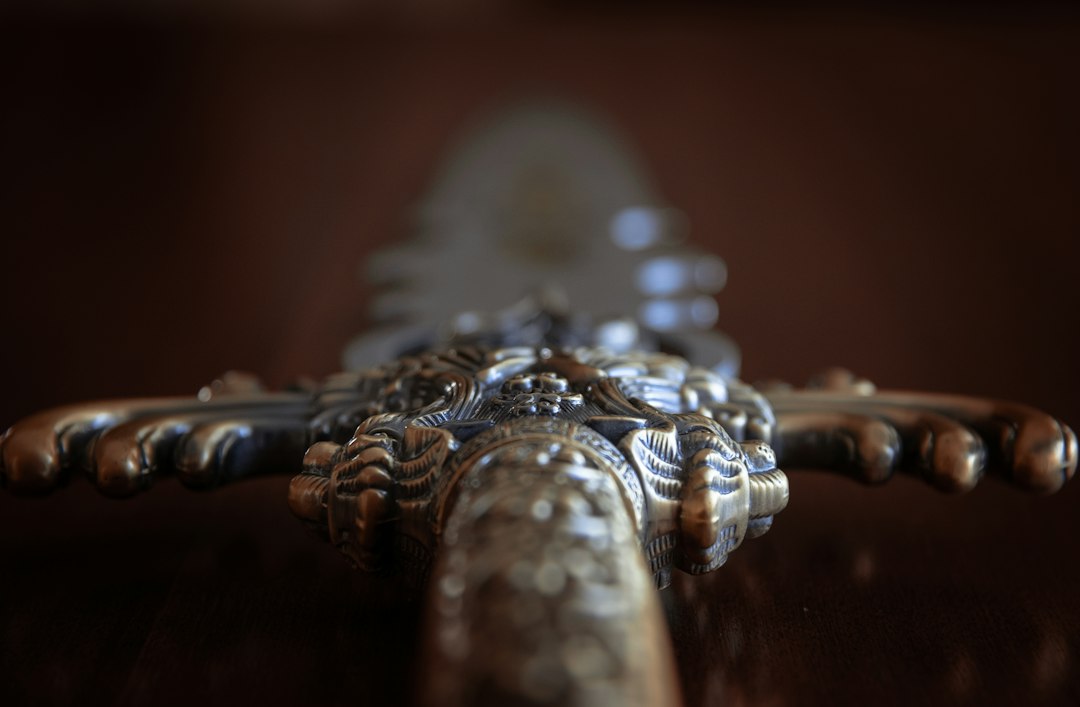 weapon prop closeup