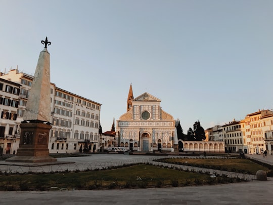 brown and white concrete building in Piazza Santa Maria Novella Italy