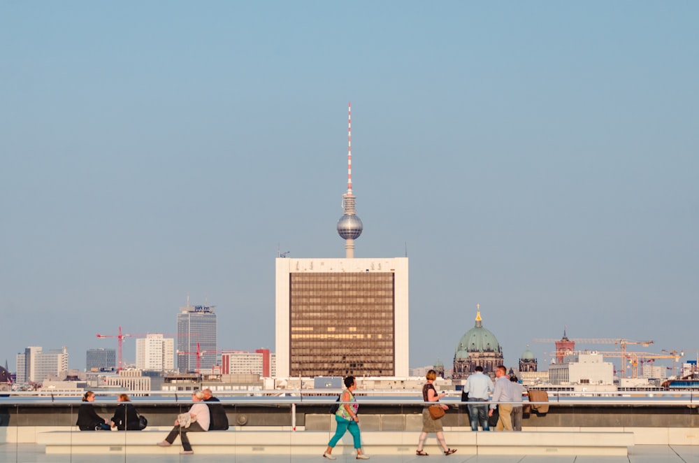 people walking on park during daytime