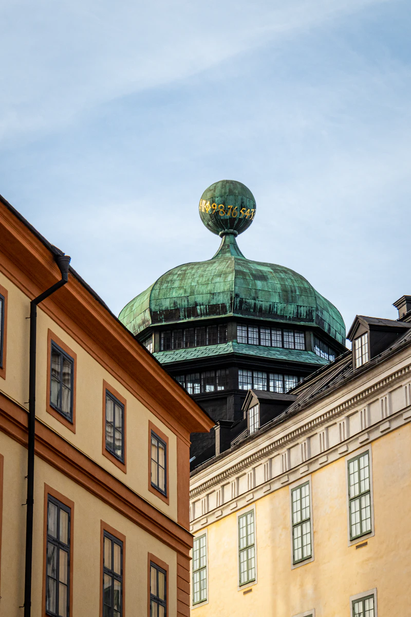 Gustavianum university museum dome, Uppsala University, Sweden