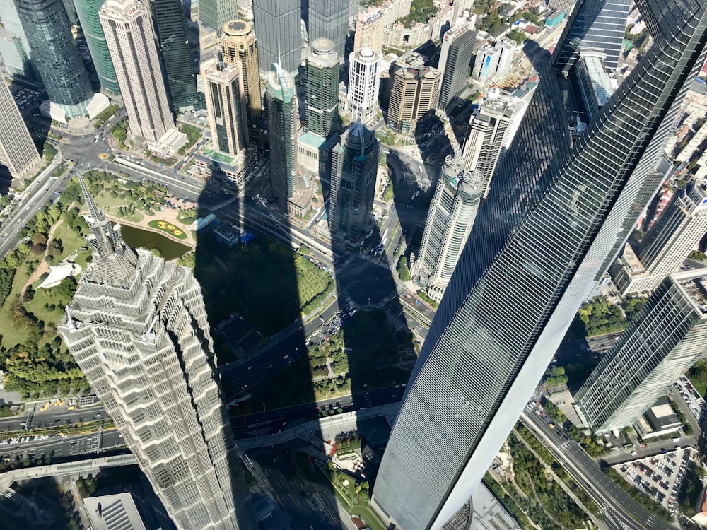 aerial view of city buildings during daytime