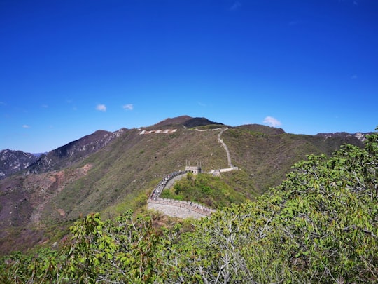 green mountain under blue sky during daytime in Pekín China