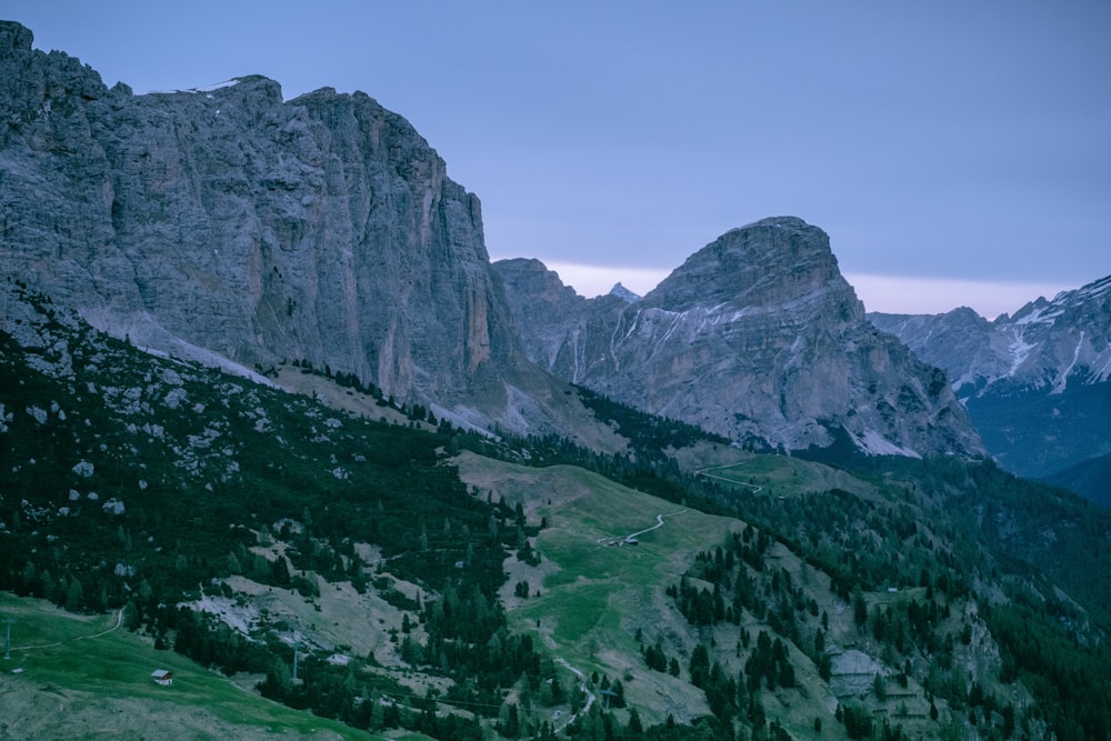 green and gray mountains under blue sky during daytime