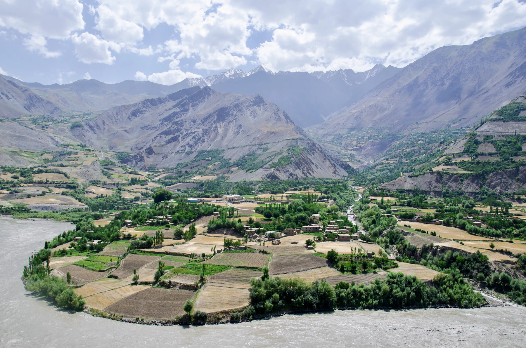 Afghanistan mountain valley