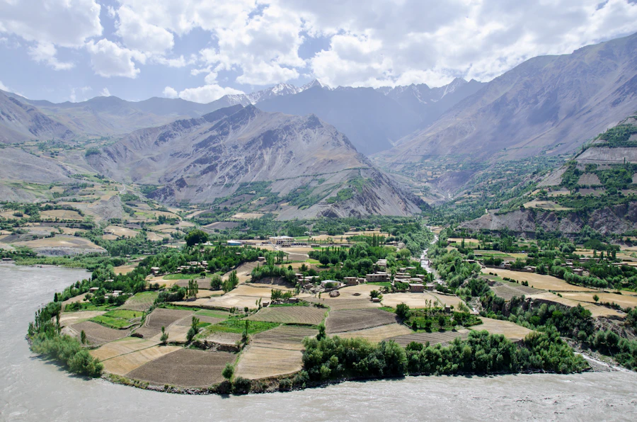 Afghanistan mountain valley