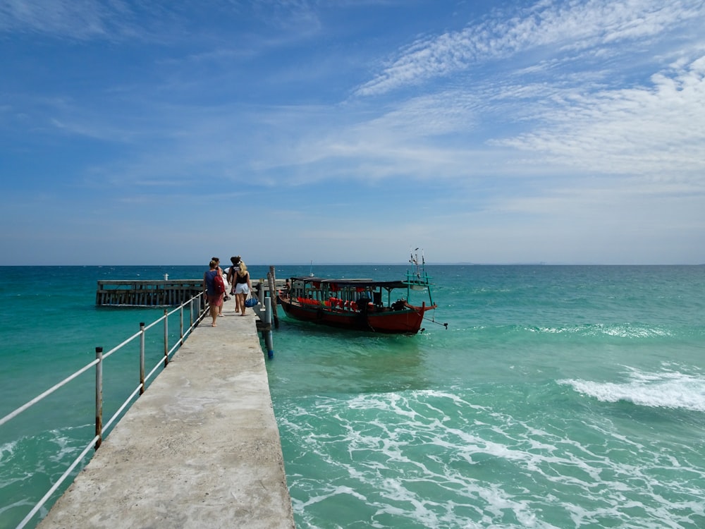 people on beach during daytime