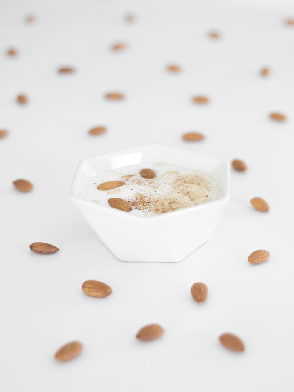 white ceramic bowl with brown liquid