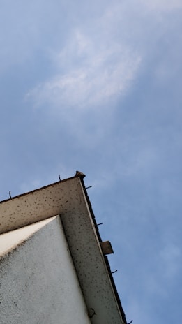 Wide shot of a commercial building showcasing a sturdy, well-maintained roof after service.