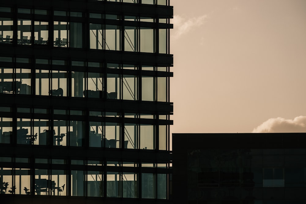 black and white building during daytime