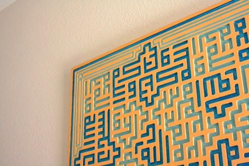 Conceptual art showing pattern integrity as a protective boundary.