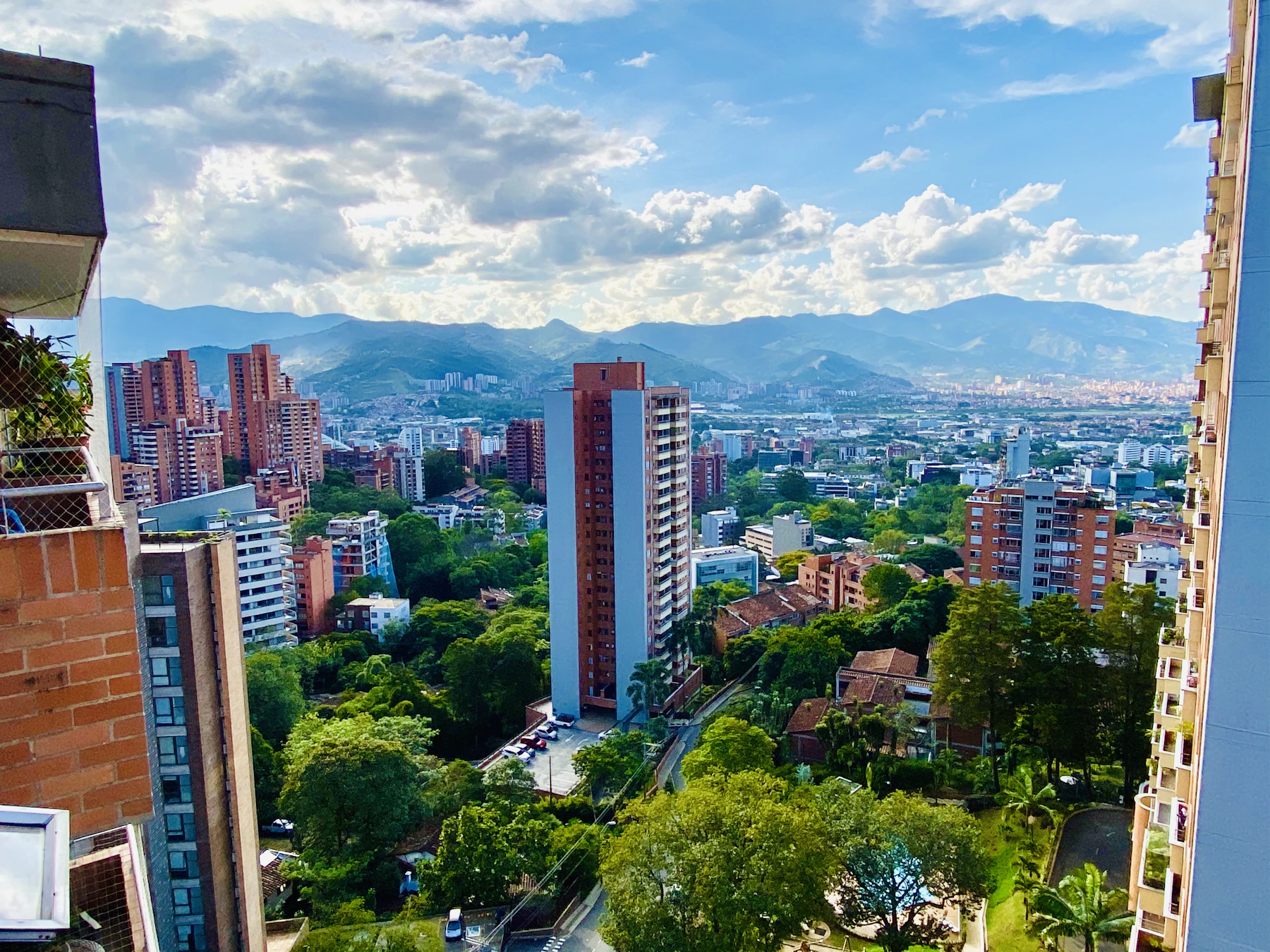 Vista panorámica de Medellín