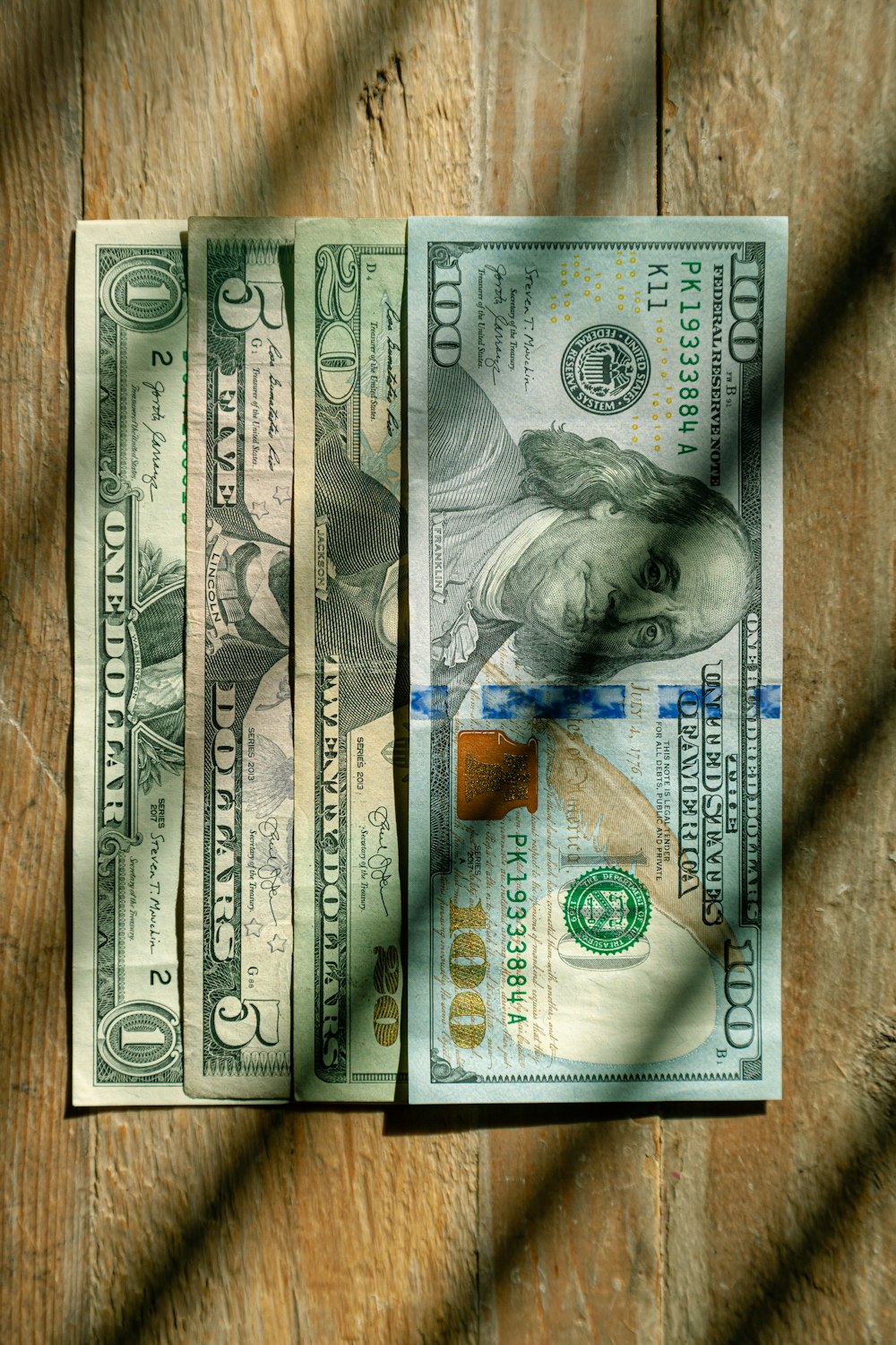 100 us dollar bill