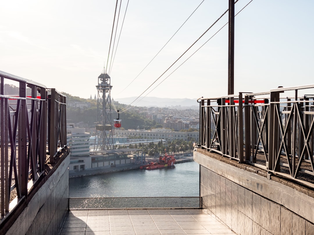 Bridge photo spot Torre de St. Sebastia Cable Cars Spain