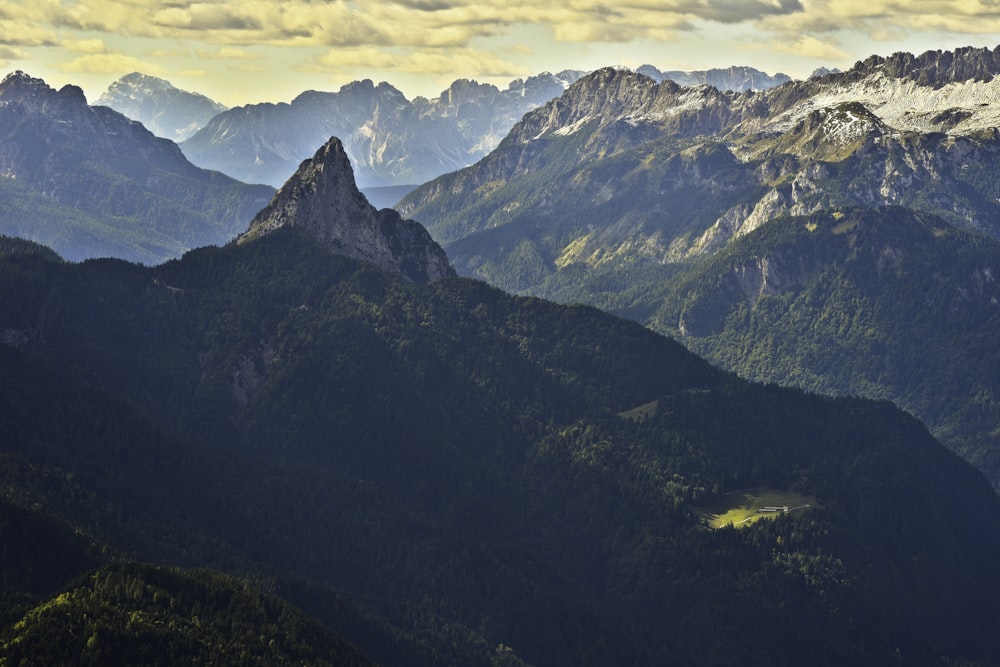 snow covered mountains during daytime