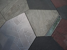 black and white chevron textile