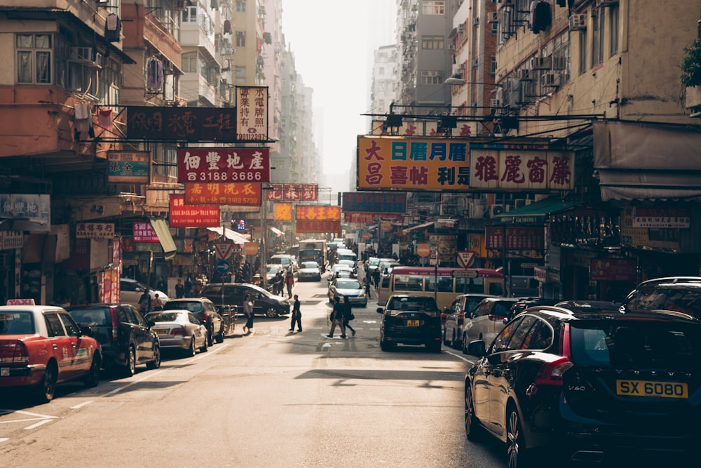 cars parked on street during daytime