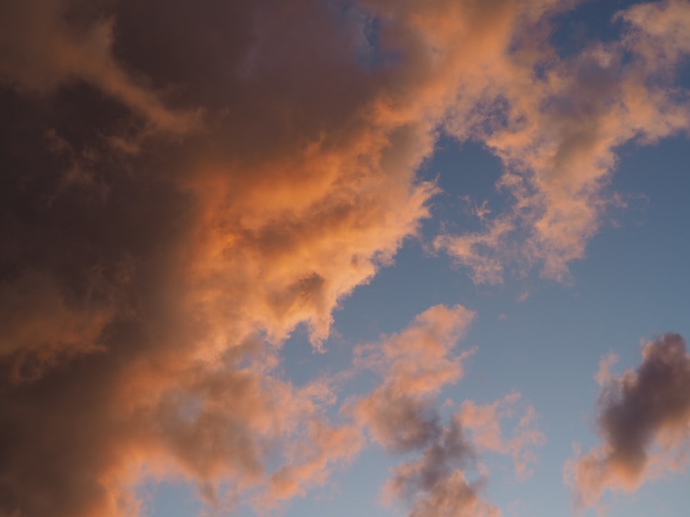 blue sky with white clouds