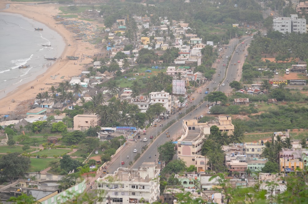 aerial view of city buildings during daytime