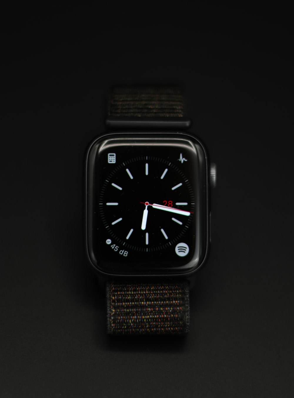 black and silver analog watch