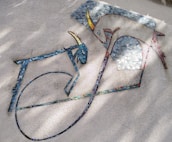 The creative chaos of the goat pantheon displayed artistically.