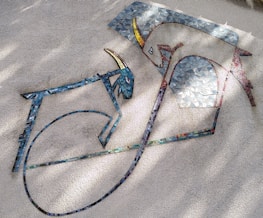 The creative chaos of the goat pantheon displayed artistically.