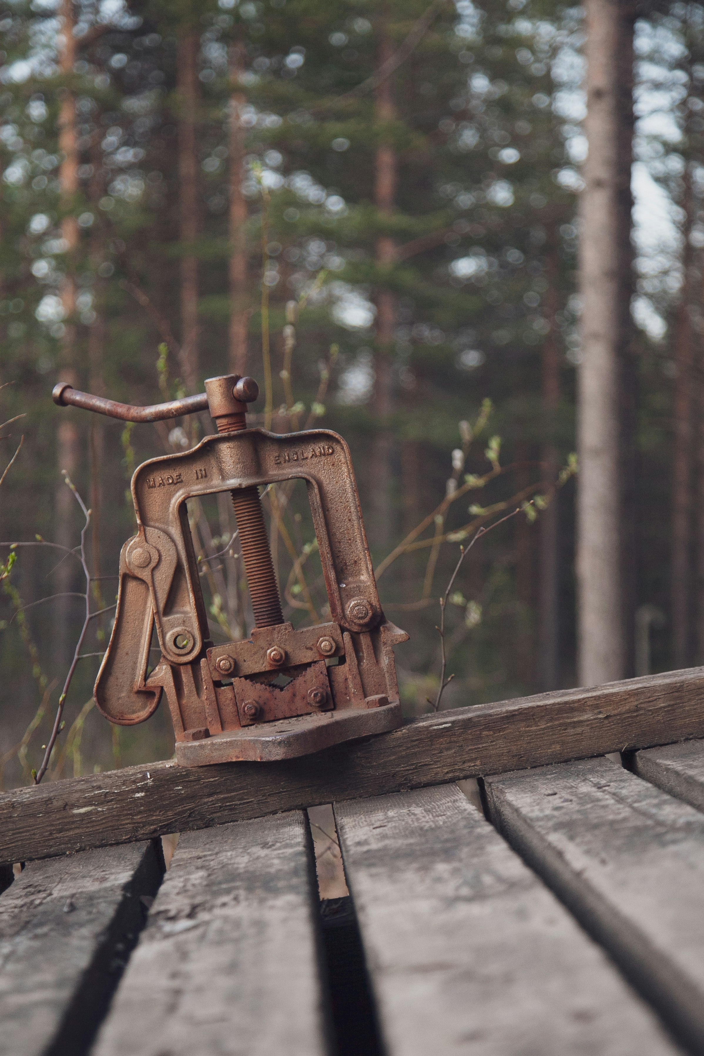 brown wooden toy on brown wooden table