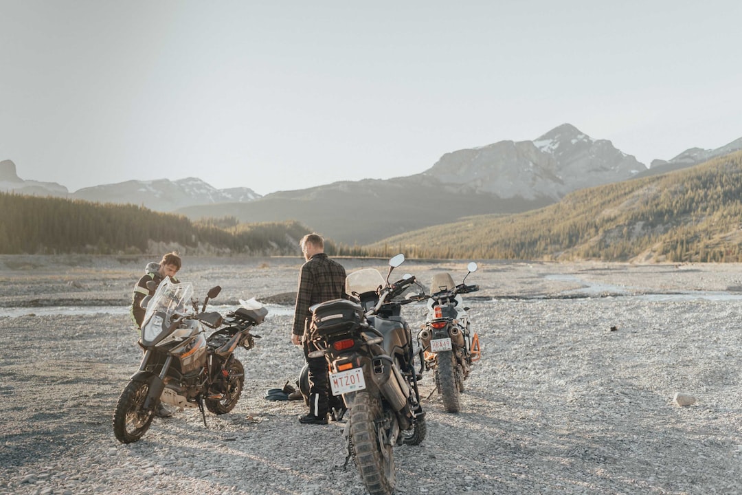 Mountain range photo spot Waiparous Village Lake Minnewanka