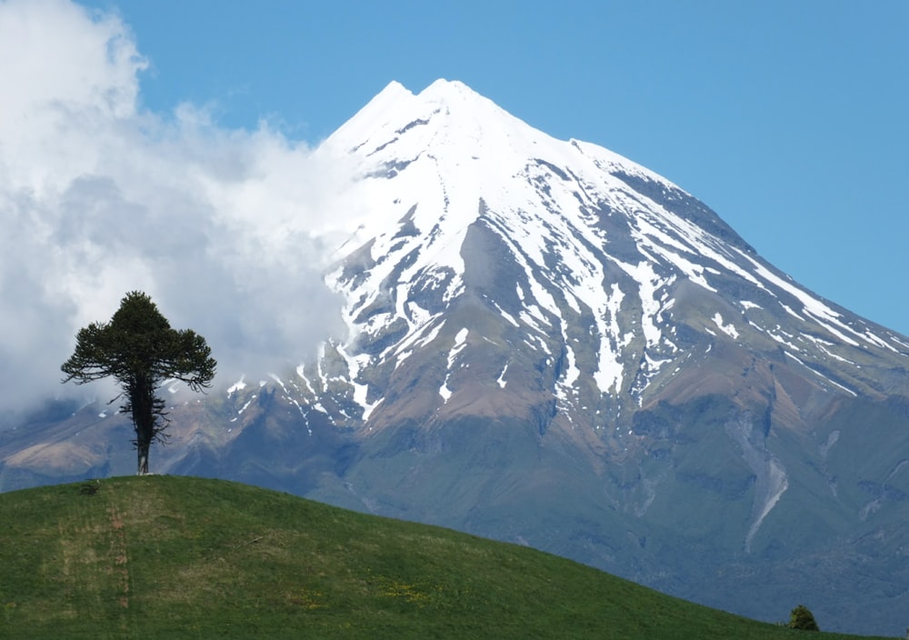 snow covered mountain under blue sky during daytime