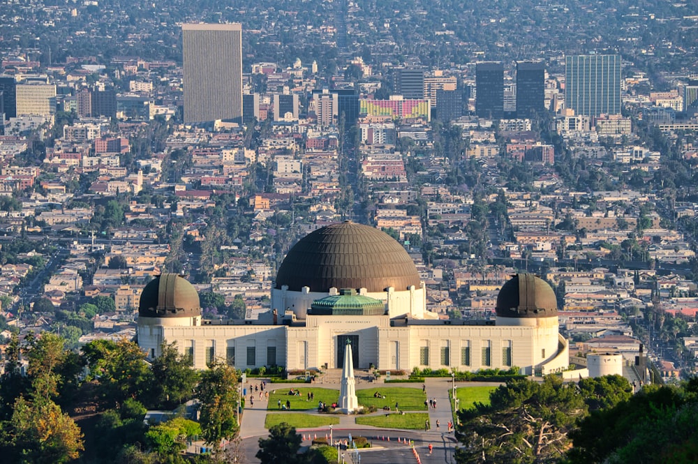 aerial view of city buildings during daytime