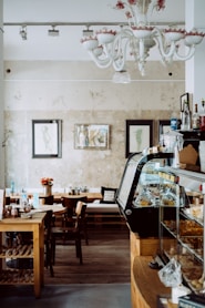 brown wooden table and chairs