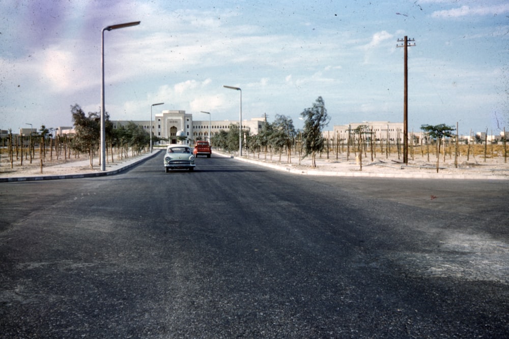 black car on road during daytime