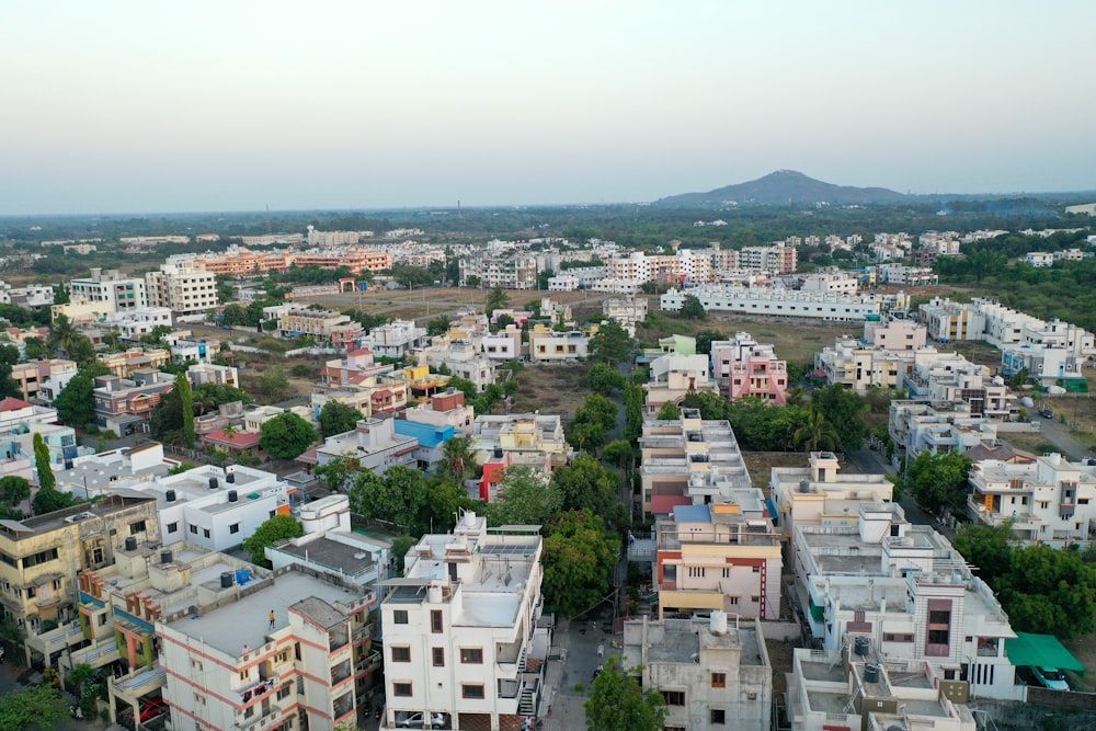 aerial view of city buildings during daytime