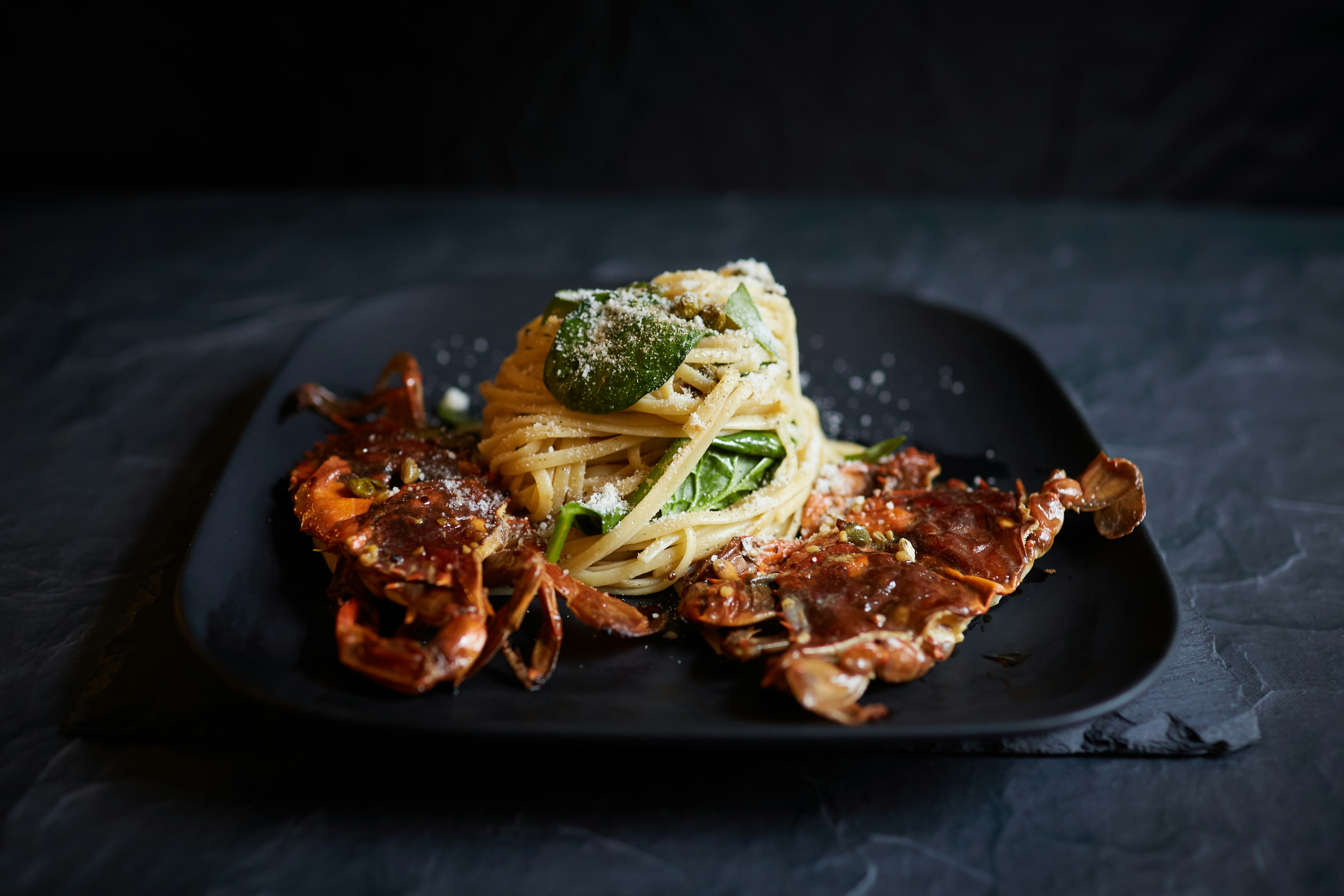 cooked food on black plate photo Free Food Image on Unsplash