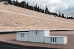 white and brown concrete house