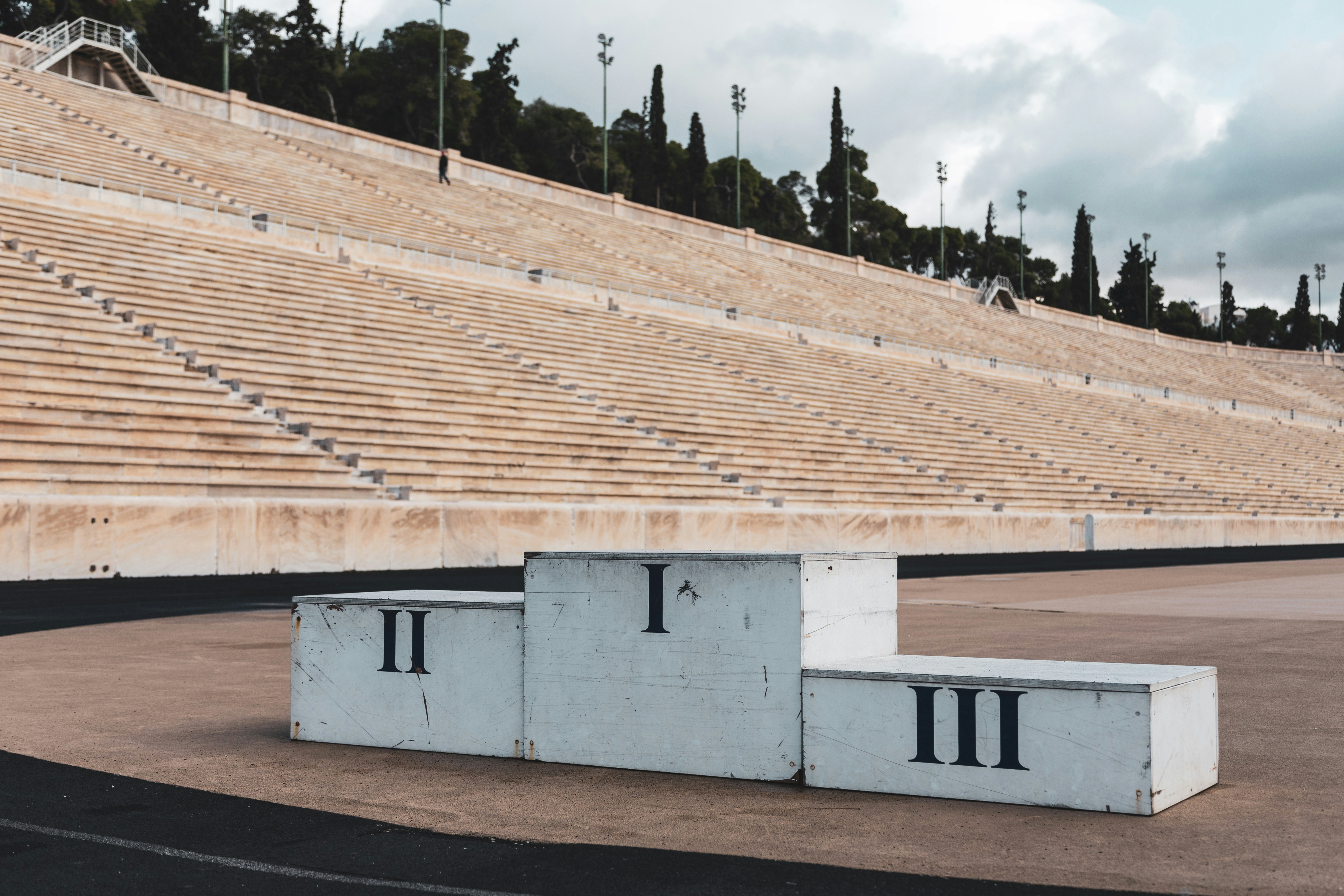 Ancient podium
