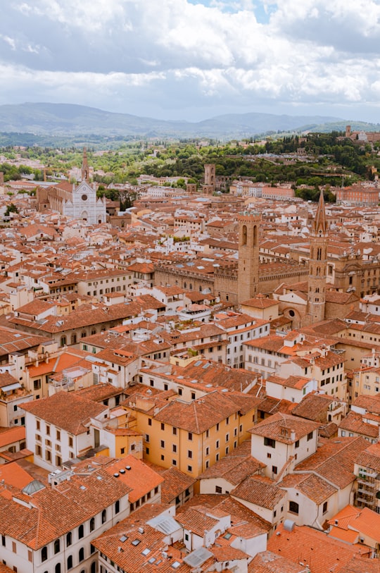 aerial view of city during daytime in Florence Italy